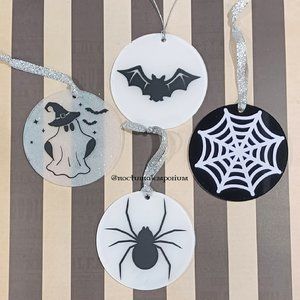 Spooky Christmas Ornaments Set | Halloween Ornaments | Spooky Christmas Decor